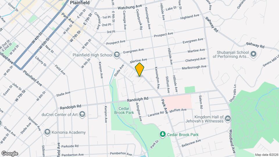 Hampshire Court Apartments Map and Location Details