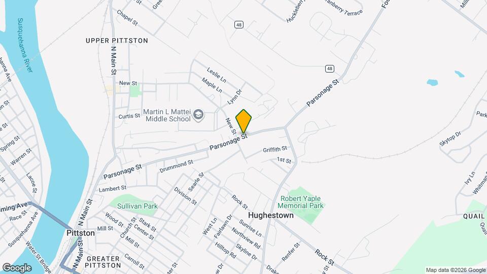 305 Parsonage St Map and Location Details