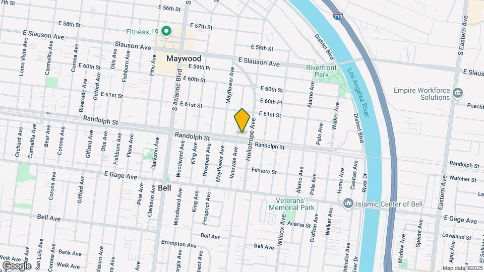 4753 Randolph St Mapa y Detalles de la Ubicación