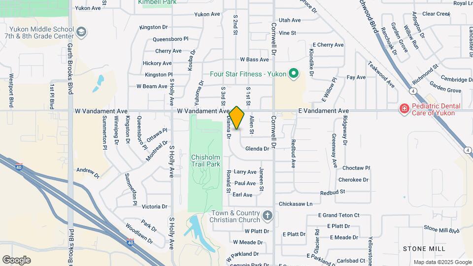 1410 Glenda Dr Map and Location Details