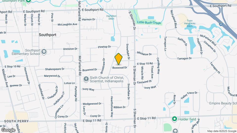 3612 Boxwood Dr Map and Location Details