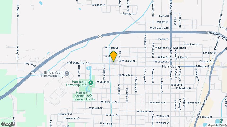624 W Poplar St Map and Location Details