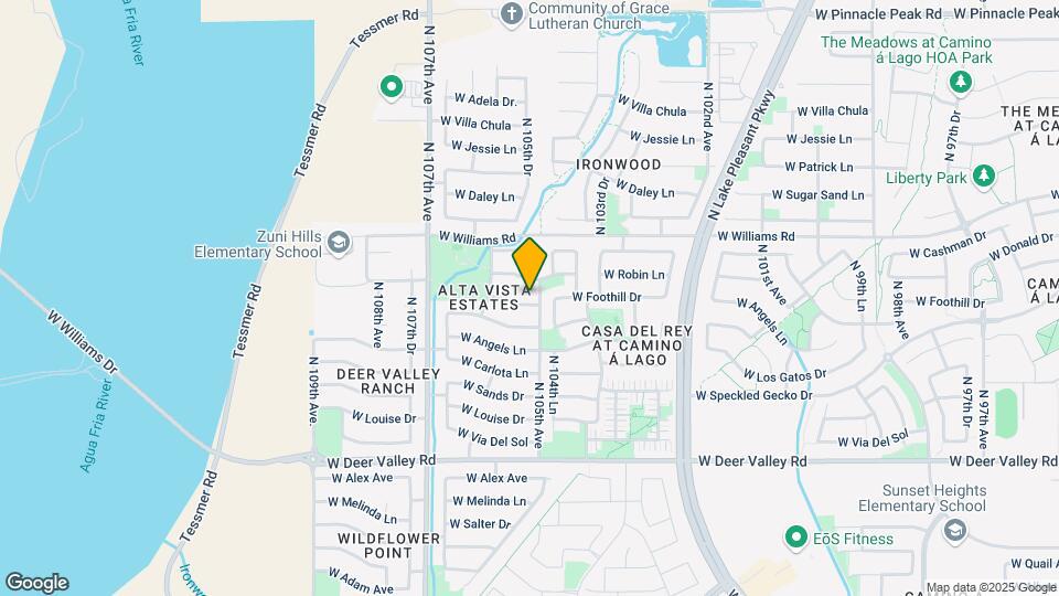 10514 W Foothill Dr Map and Location Details
