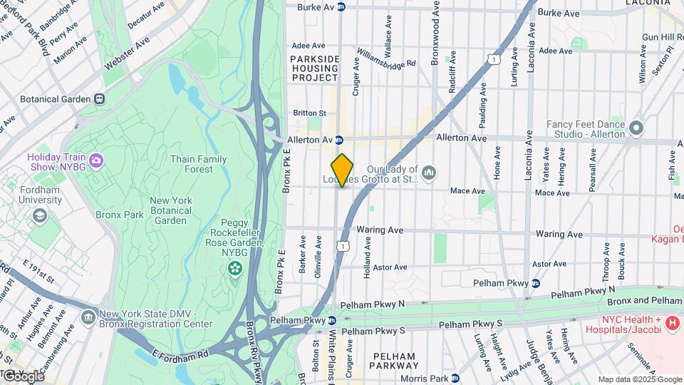 2460 White Plains Rd Map and Location Details