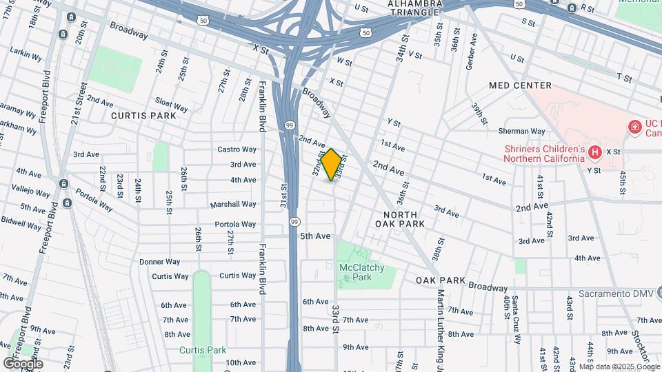2832-2838 33rd St Map and Location Details
