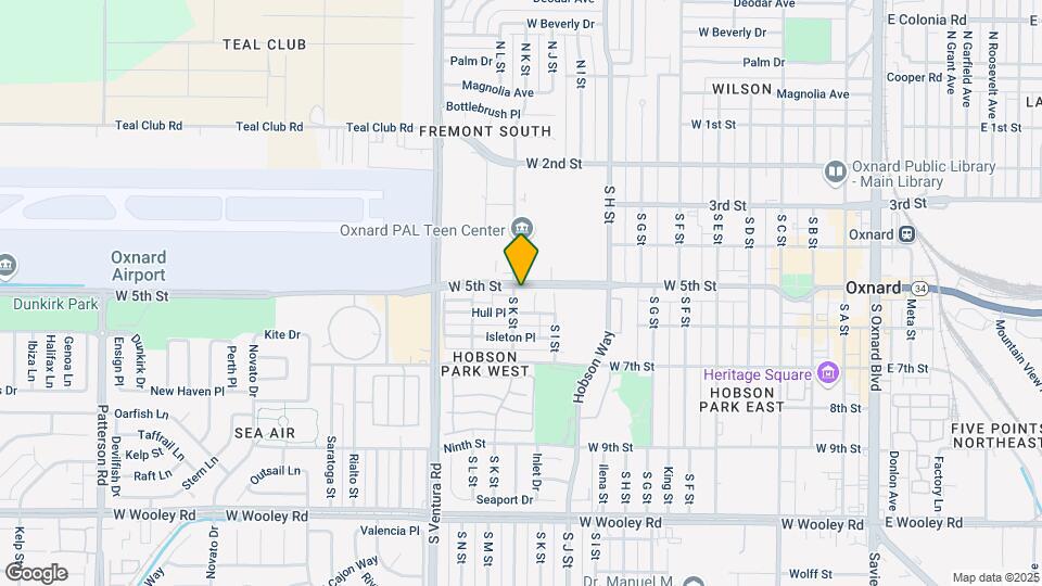 510 S K St Mapa y Detalles de la Ubicación