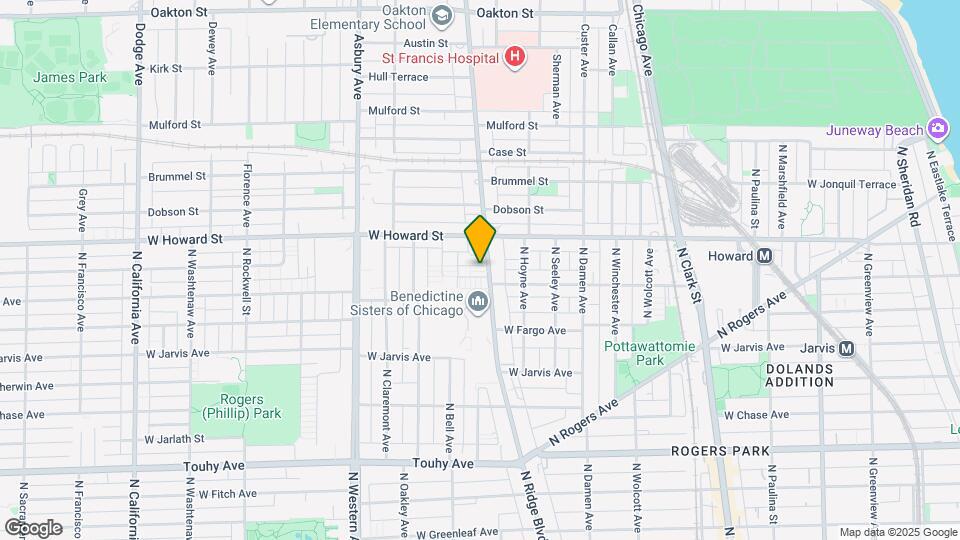 7524 N Ridge Blvd Map and Location Details