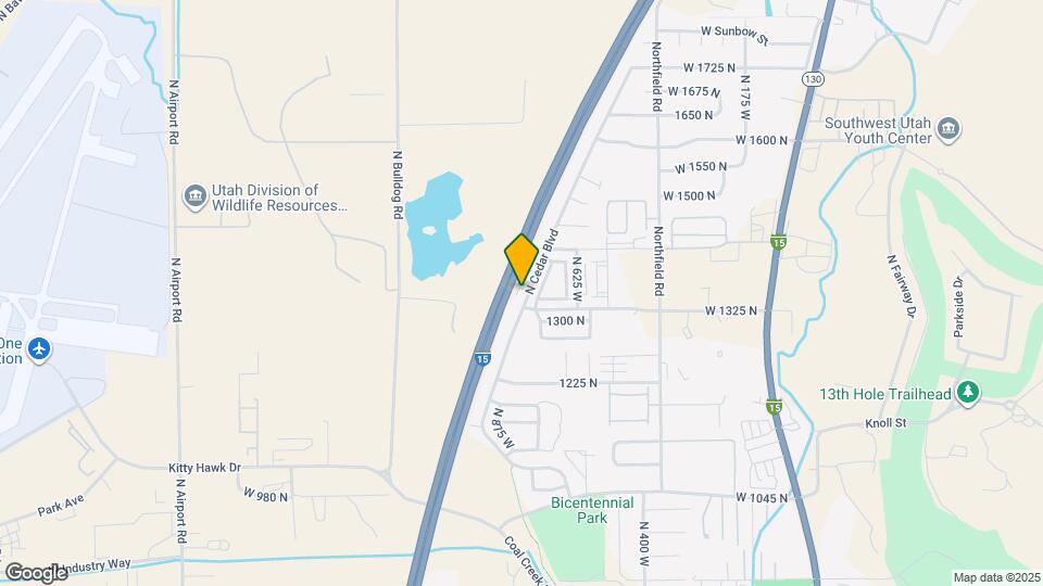 1355 N Cedar Blvd Map and Location Details