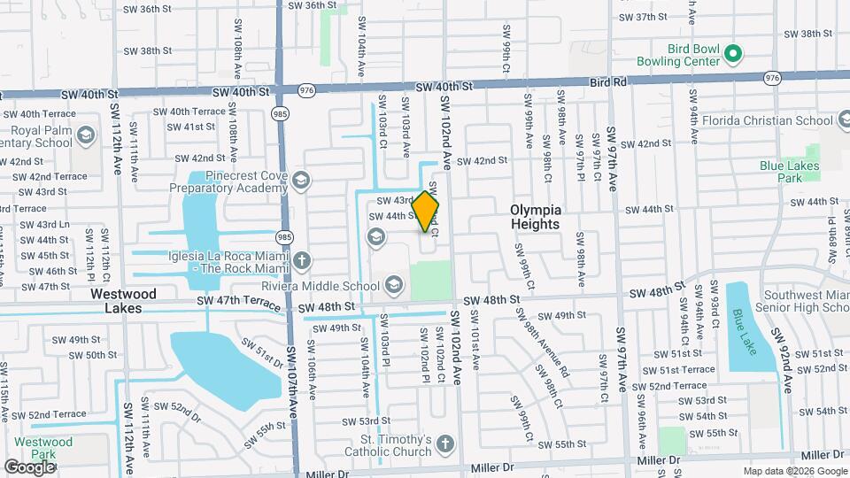 4511 SW 102nd Pl Map and Location Details