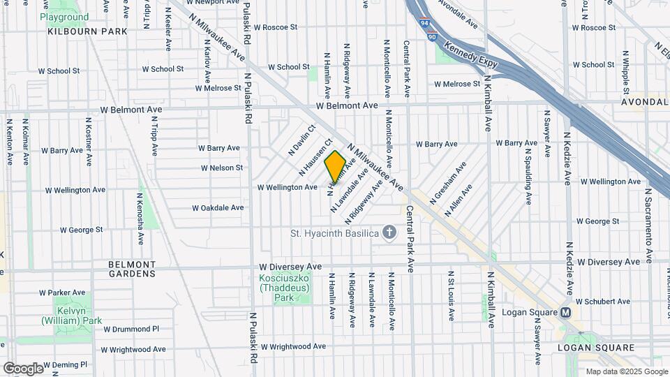 2959 N Hamlin Ave Map and Location Details
