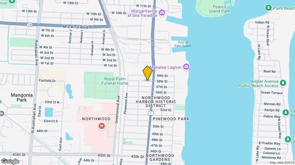 618 58th St Map and Location Details