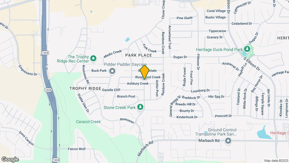 10335 Ashbury Creek Map and Location Details