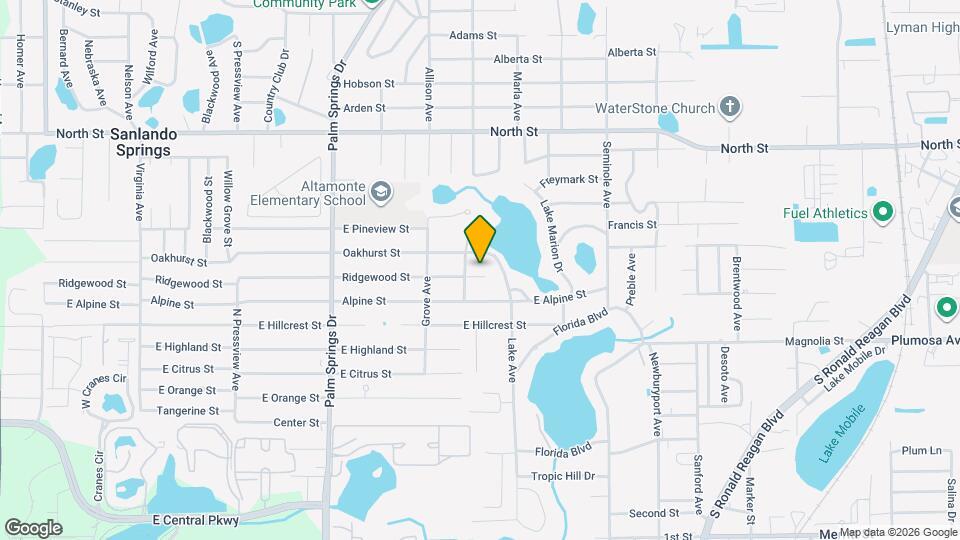 641 Ridgewood St Map and Location Details