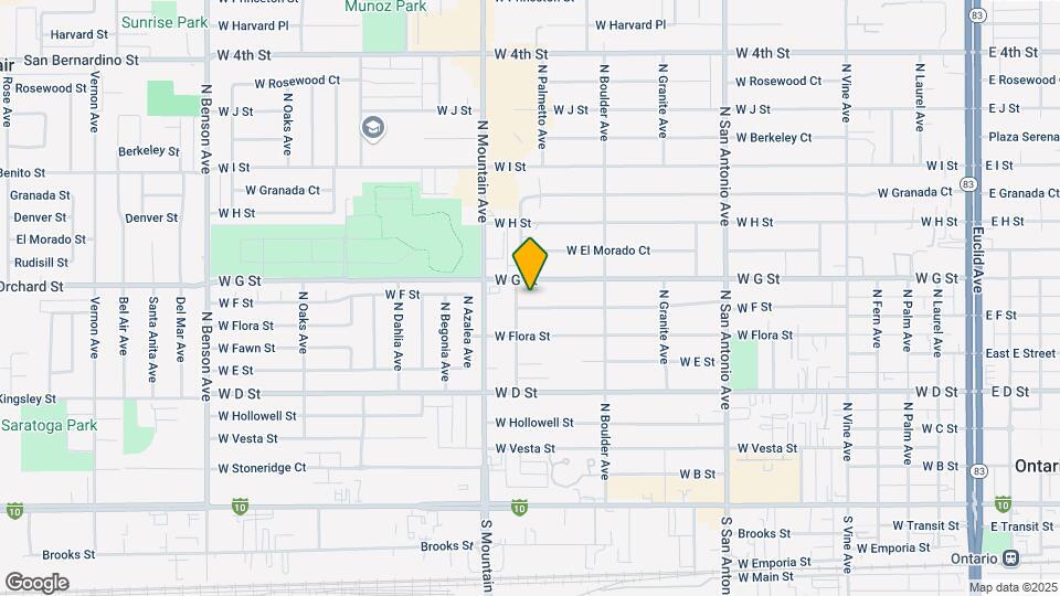 1020 W F St Map and Location Details