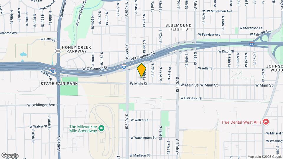 531 S 74th St Map and Location Details