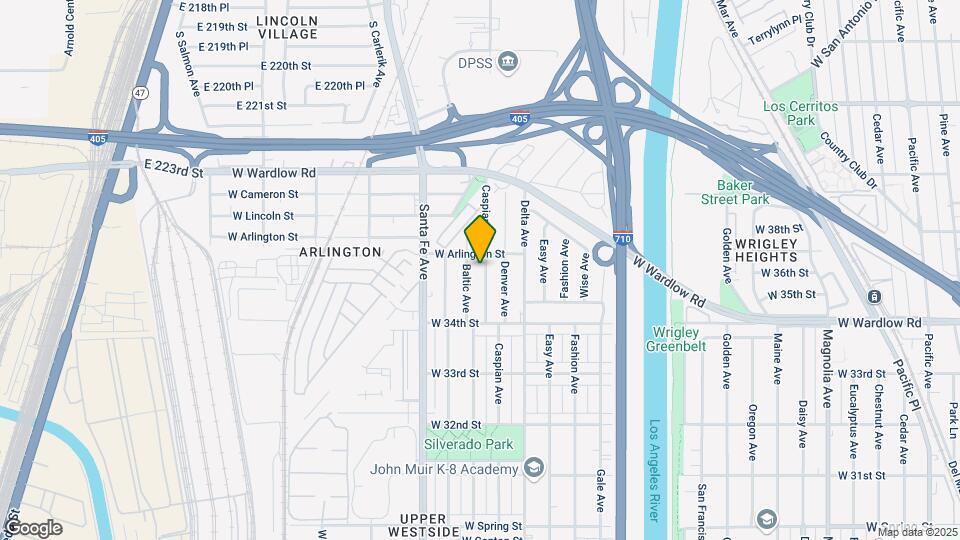 3539 Caspian Ave Map and Location Details