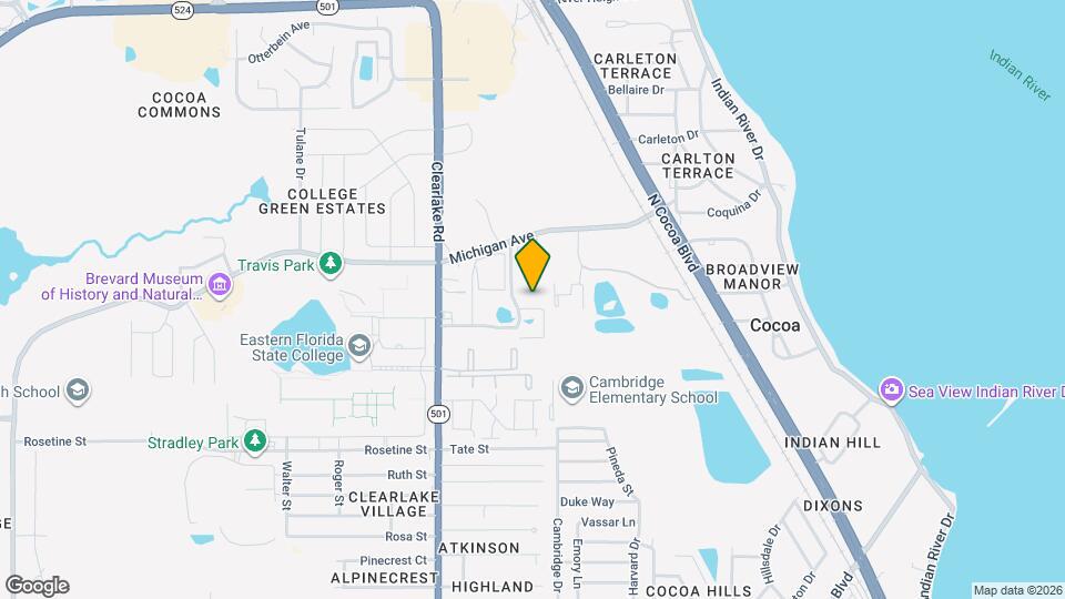 1702 University Ln Map and Location Details