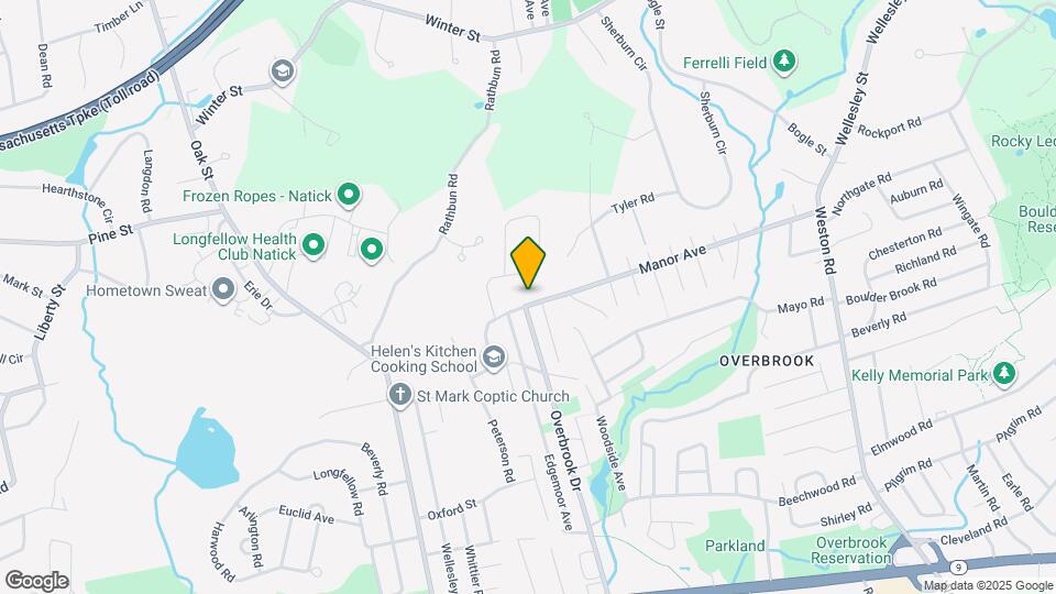 127 Manor Ave Map and Location Details