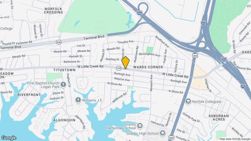 511 W Little Creek Rd Mapa y Detalles de la Ubicación