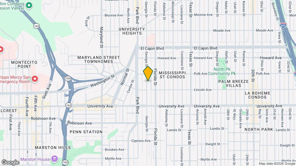 4041 Georgia St Map and Location Details