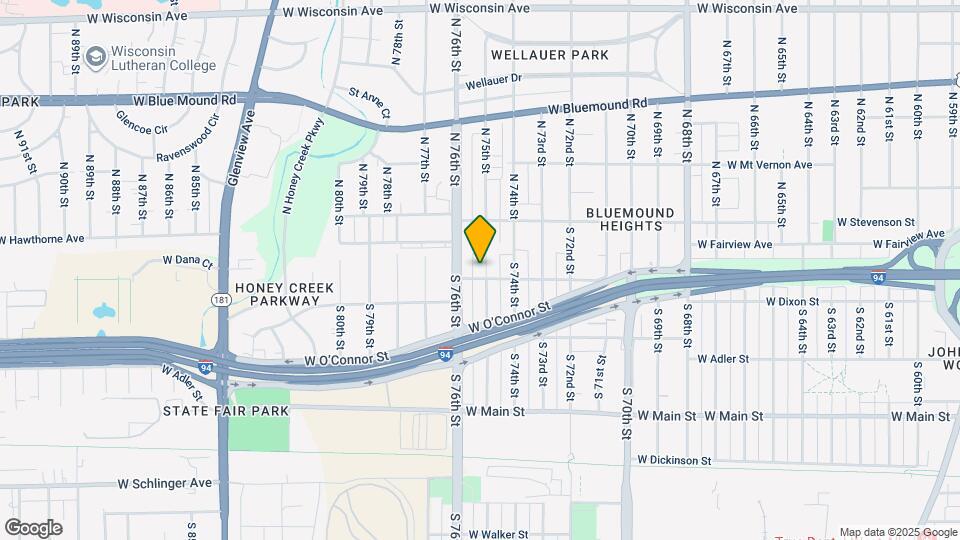 141 S 75th St Map and Location Details