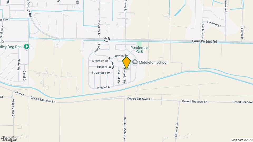 1603 Laverder Dr Map and Location Details