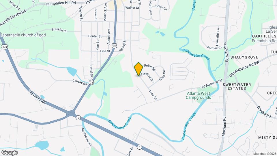 6286 Love St Map and Location Details