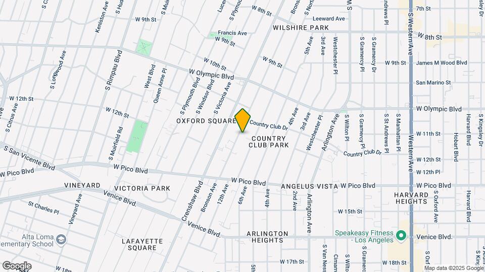 1160-1162 S Bronson Ave Mapa y Detalles de la Ubicación