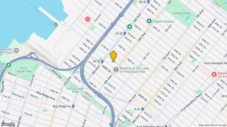 454 58th St Map and Location Details