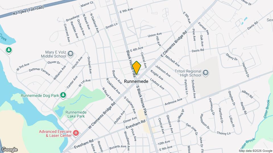 12 N Black Horse Pike Map and Location Details