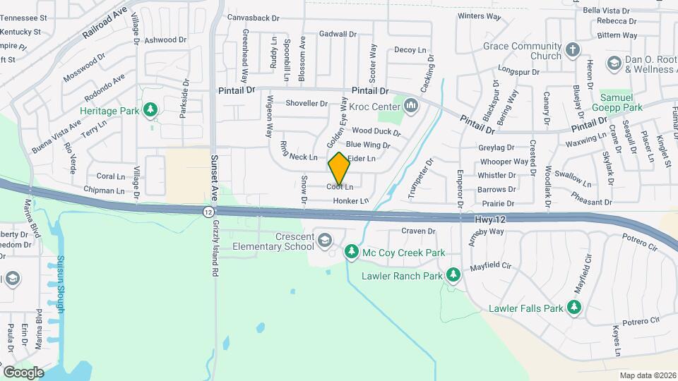 519 Coot Ln Map and Location Details