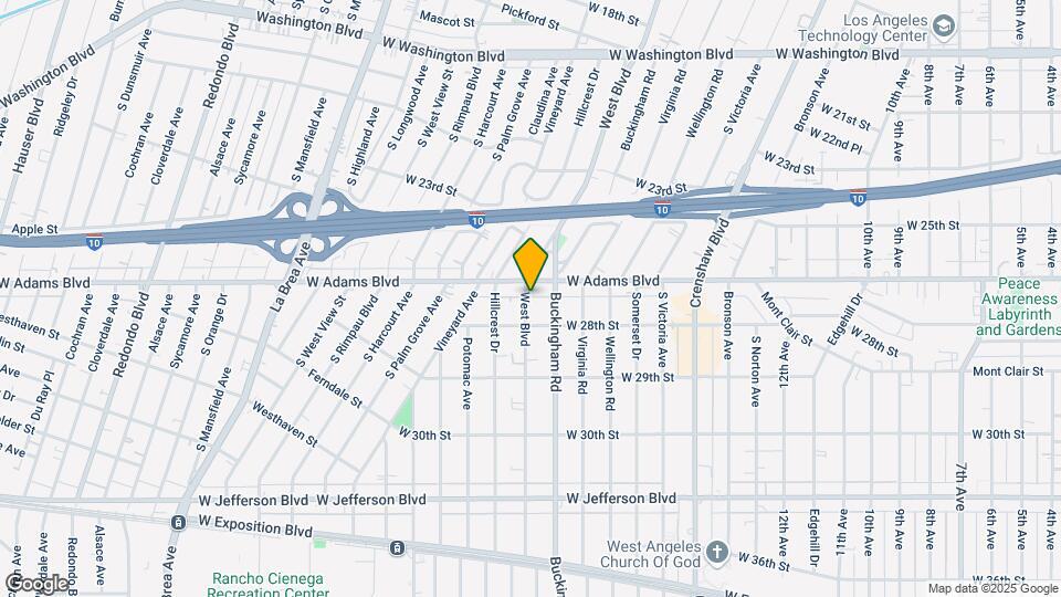 2614 West Blvd Map and Location Details