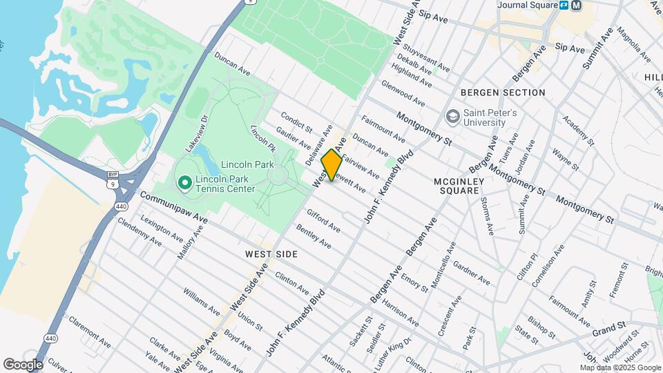 131 Kensington Ave Map and Location Details