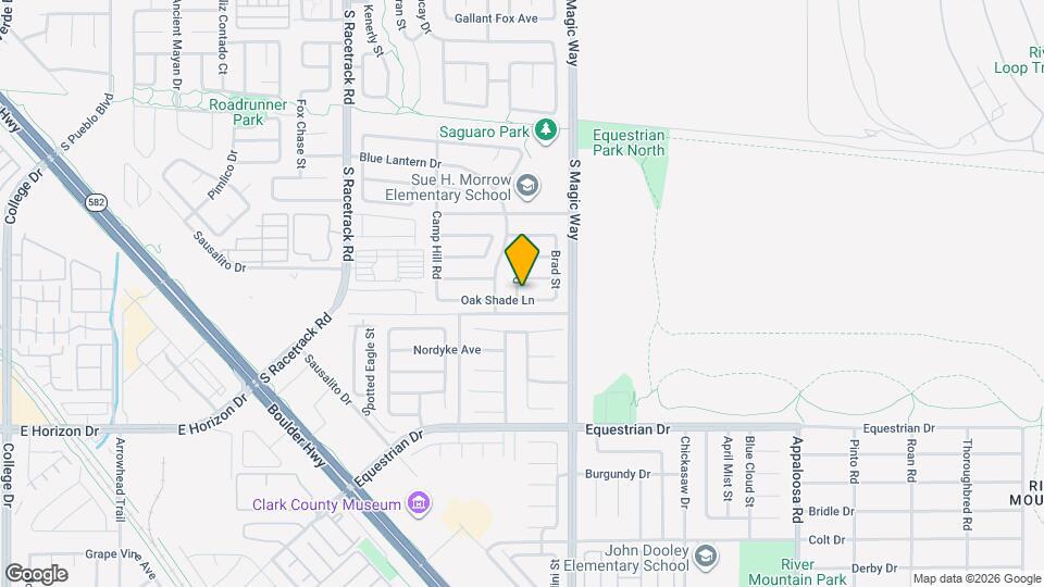 1066 Oak Shade Ln Mapa y Detalles de la Ubicación