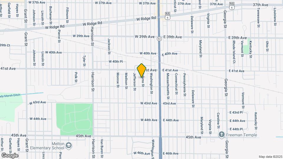 4152 Adams St Mapa y Detalles de la Ubicación