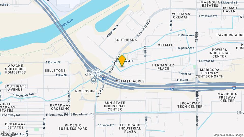 Furnished Studio-Phoenix - Airport Map and Location Details