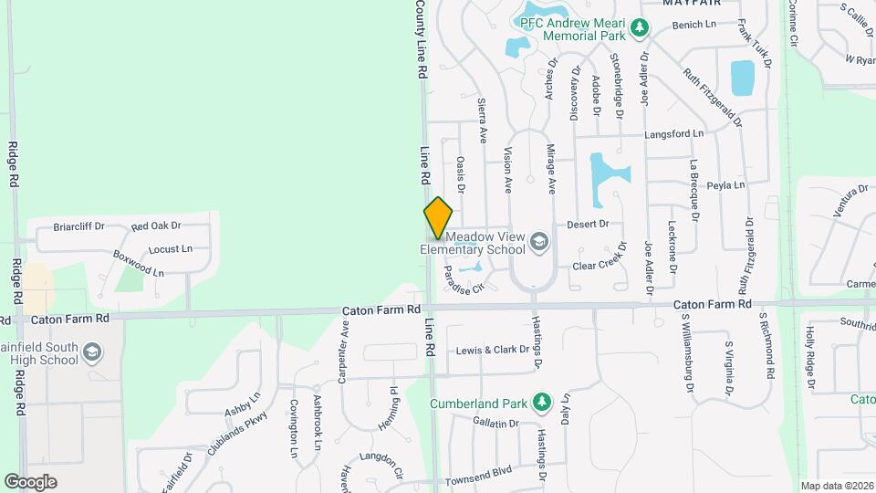 2505 Paradise Cir Map and Location Details