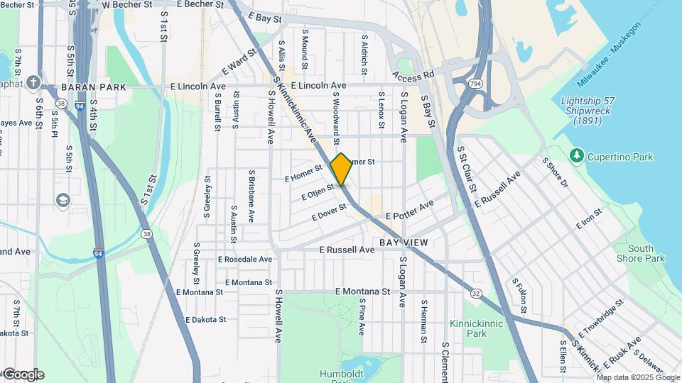 2563 S Kinnickinnic Ave, Unit 101 Mapa y Detalles de la Ubicación