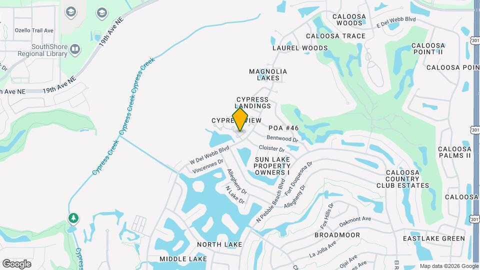 1702 Aura Ct Map and Location Details