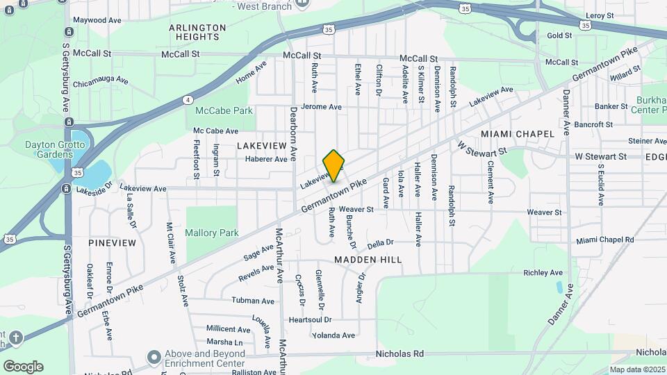 2525 Germantown St Apartments Map and Location Details