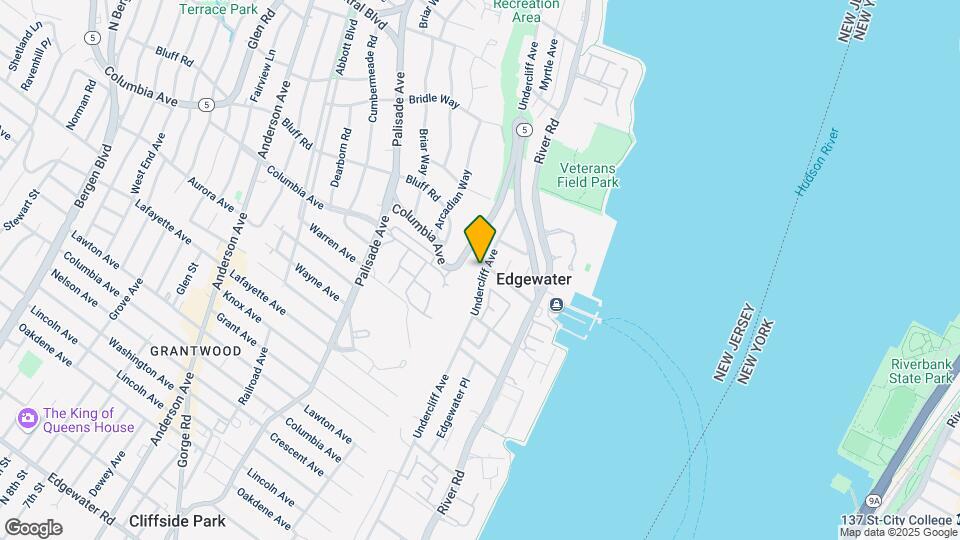 496 Undercliff Ave Map and Location Details