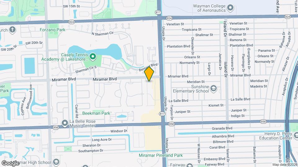 2844 SW 81st Ter Mapa y Detalles de la Ubicación