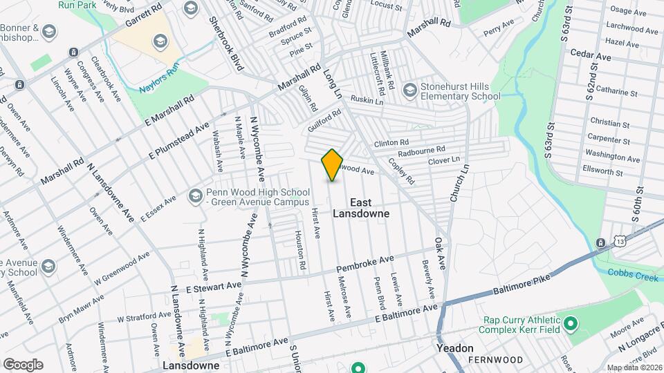 233 Melrose Ave Map and Location Details