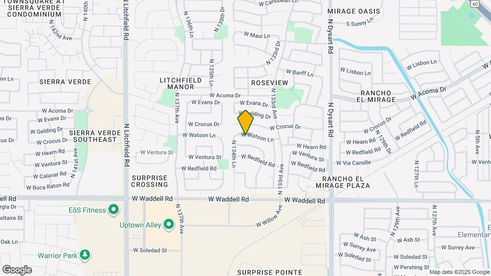 13433 W Watson Ln Map and Location Details