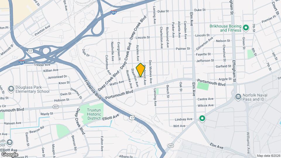 2503 Azalea Ave Map and Location Details