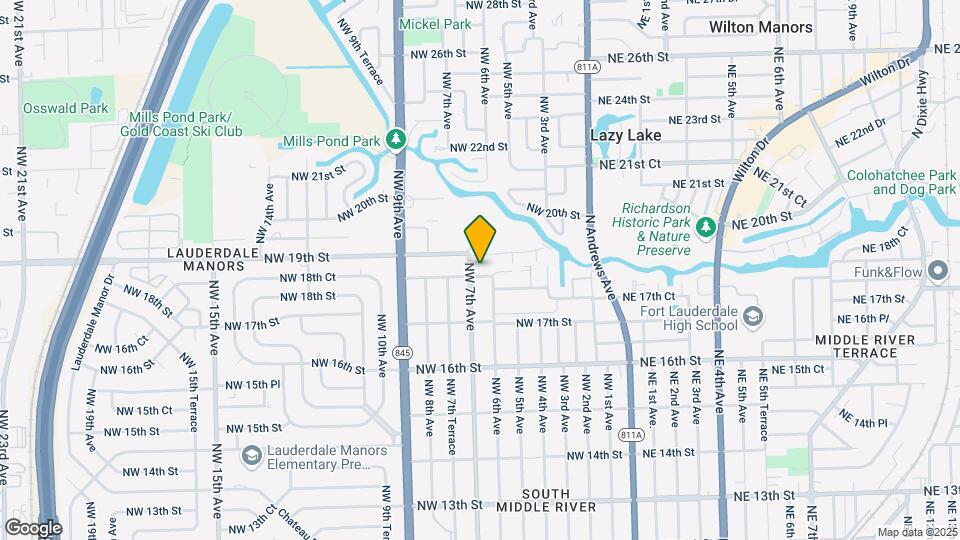 615 NW 18th St Map and Location Details