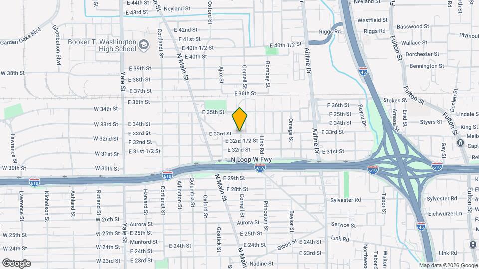 730 E 33rd St Map and Location Details