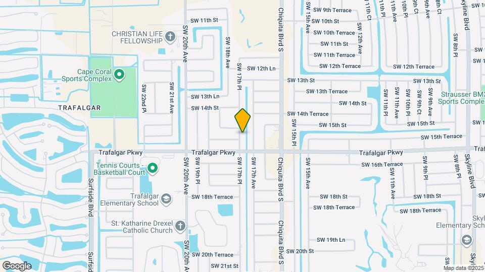 1509 SW 17th Pl Map and Location Details