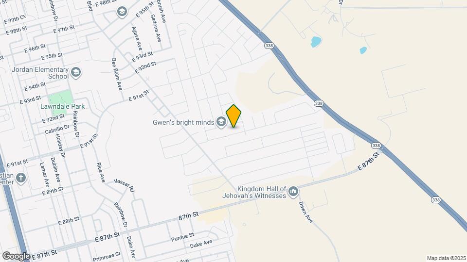 1209 E 89th St Map and Location Details