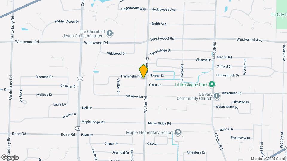 2916 Walter Rd Map and Location Details